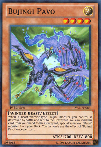 Bujingi Pavo [LVAL-EN083] Super Rare | Jomio and Rueliete's Cards and Comics