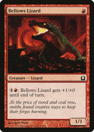 Bellows Lizard [Return to Ravnica] | Jomio and Rueliete's Cards and Comics