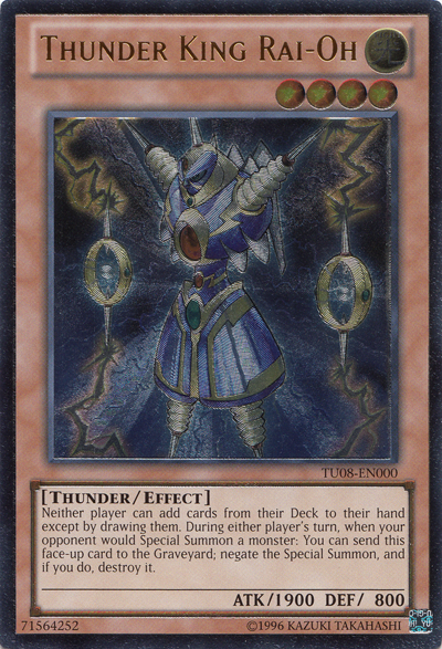 Thunder King Rai-Oh [TU08-EN000] Ultimate Rare | Jomio and Rueliete's Cards and Comics