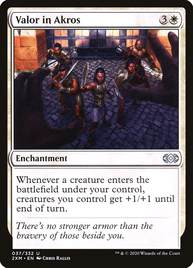 Valor in Akros [Double Masters] | Jomio and Rueliete's Cards and Comics