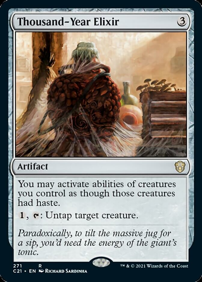 Thousand-Year Elixir [Commander 2021] | Jomio and Rueliete's Cards and Comics