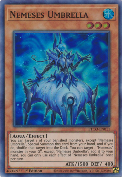 Nemeses Umbrella [ETCO-EN011] Super Rare | Jomio and Rueliete's Cards and Comics