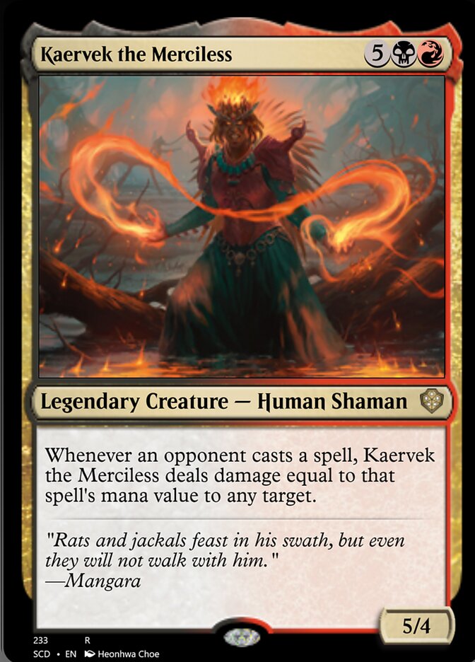 Kaervek the Merciless [Starter Commander Decks] | Jomio and Rueliete's Cards and Comics