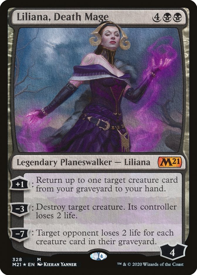 Liliana, Death Mage [Core Set 2021] | Jomio and Rueliete's Cards and Comics