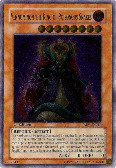 Vennominon the King of Poisonous Snakes [TAEV-EN014] Ultimate Rare | Jomio and Rueliete's Cards and Comics