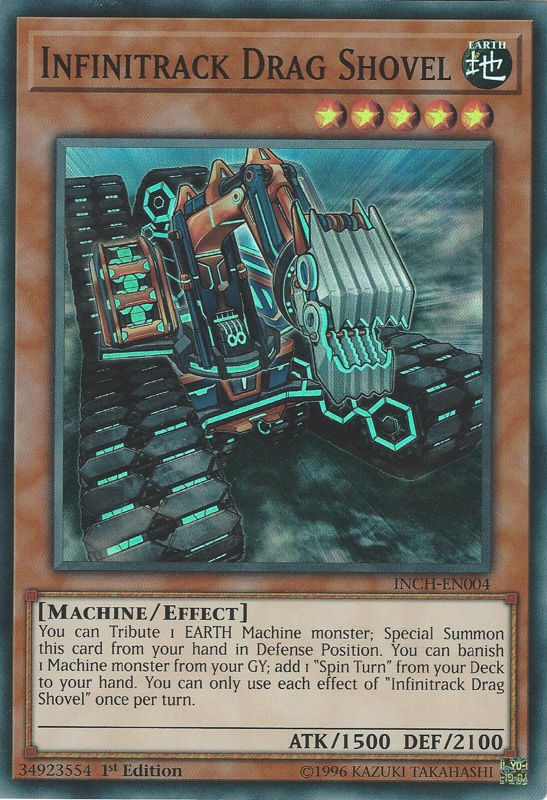 Infinitrack Drag Shovel [INCH-EN004] Super Rare | Jomio and Rueliete's Cards and Comics
