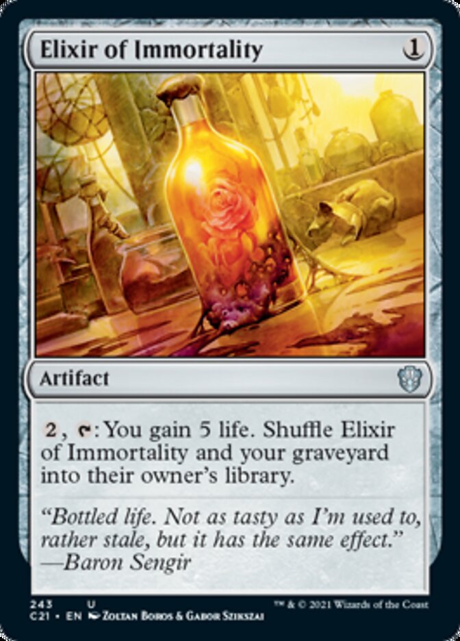 Elixir of Immortality [Commander 2021] | Jomio and Rueliete's Cards and Comics