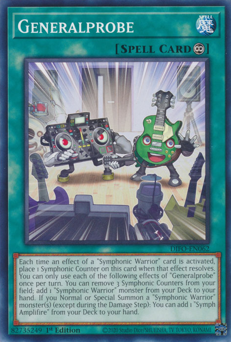 Generalprobe [DIFO-EN062] Common | Jomio and Rueliete's Cards and Comics