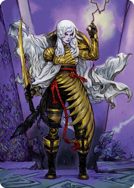 The Wandering Emperor 1 Art Card [Kamigawa: Neon Dynasty Art Series] | Jomio and Rueliete's Cards and Comics