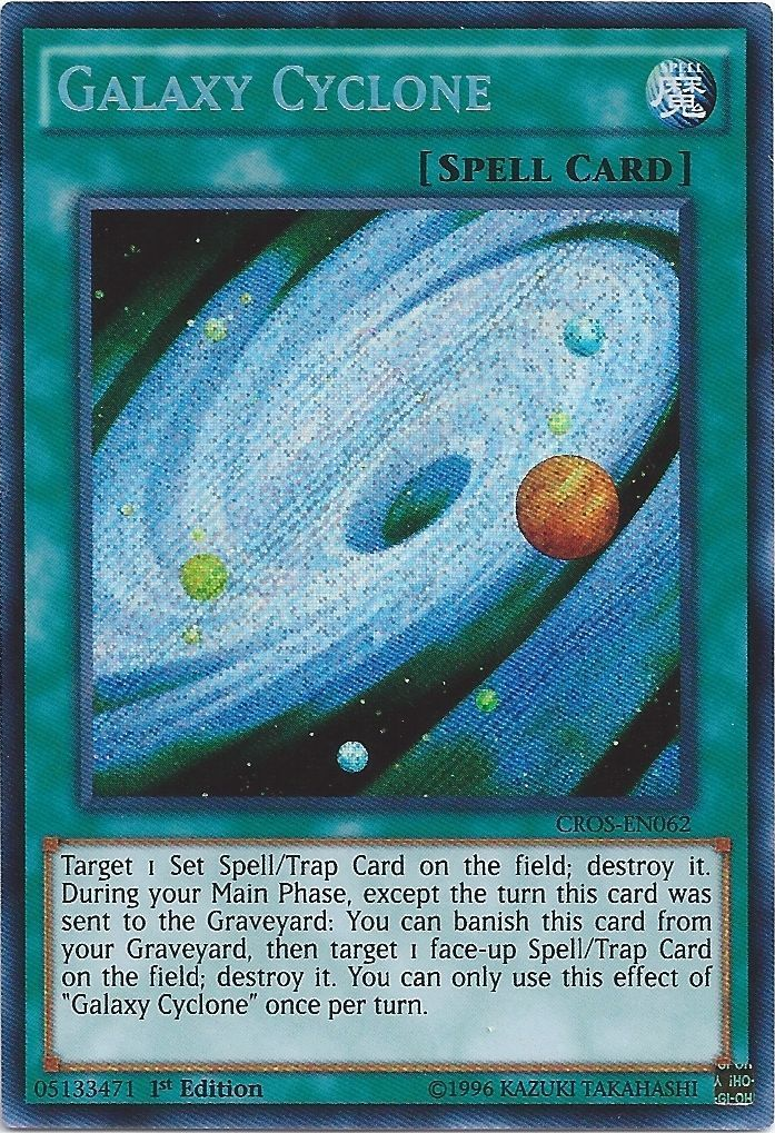 Galaxy Cyclone [CROS-EN062] Secret Rare | Jomio and Rueliete's Cards and Comics