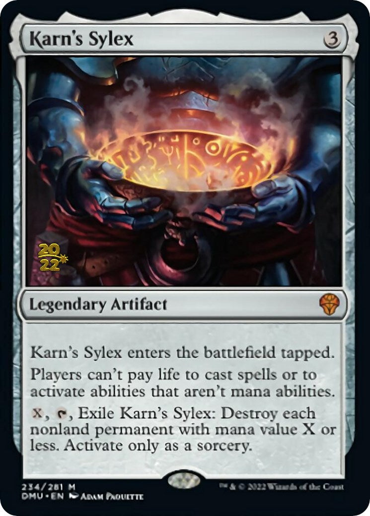 Karn's Sylex [Dominaria United Prerelease Promos] | Jomio and Rueliete's Cards and Comics