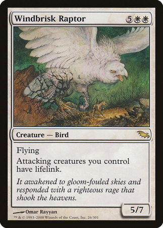 Windbrisk Raptor [Shadowmoor] | Jomio and Rueliete's Cards and Comics