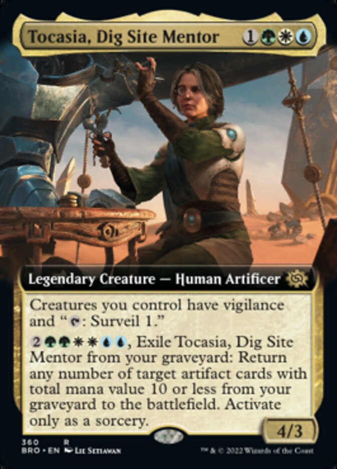 Tocasia, Dig Site Mentor (Extended Art) [The Brothers' War] | Jomio and Rueliete's Cards and Comics