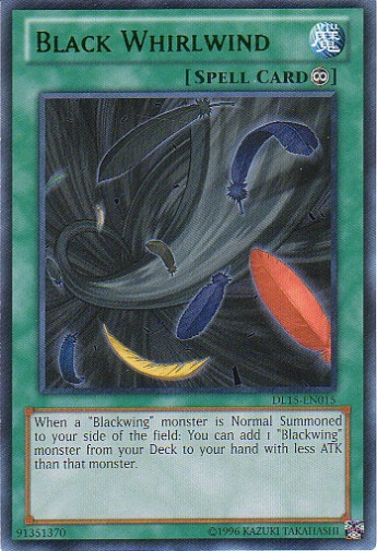 Black Whirlwind (Green) [DL15-EN015] Rare | Jomio and Rueliete's Cards and Comics