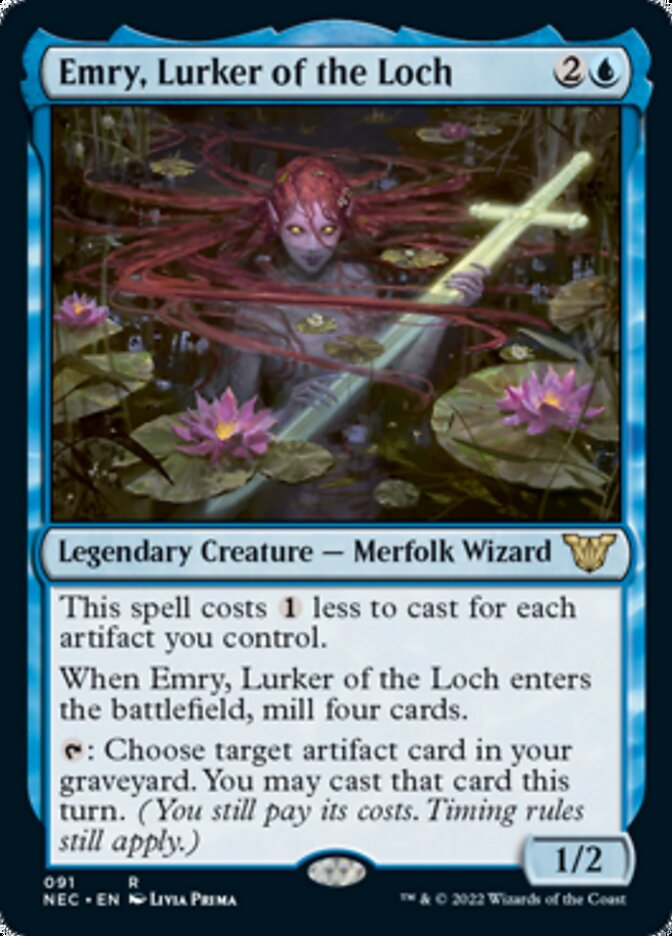 Emry, Lurker of the Loch [Kamigawa: Neon Dynasty Commander] | Jomio and Rueliete's Cards and Comics
