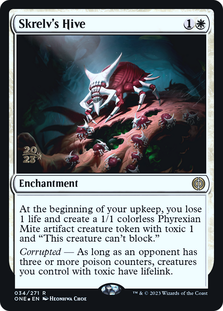 Skrelv's Hive [Phyrexia: All Will Be One Prerelease Promos] | Jomio and Rueliete's Cards and Comics