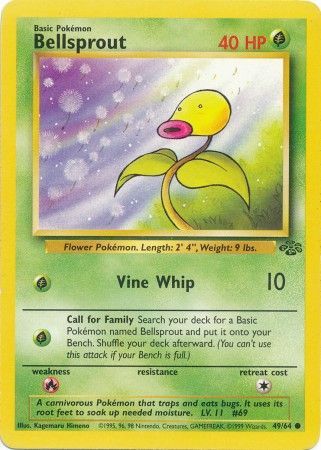 Bellsprout (49/64) [Jungle Unlimited] | Jomio and Rueliete's Cards and Comics