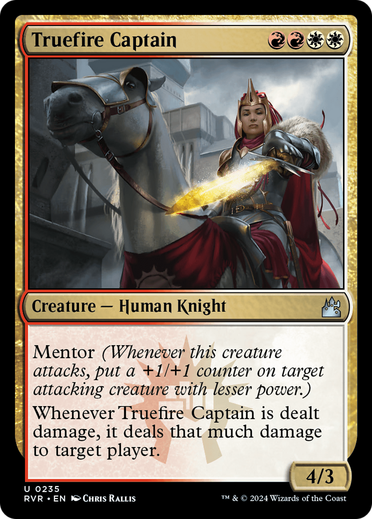 Truefire Captain [Ravnica Remastered] | Jomio and Rueliete's Cards and Comics
