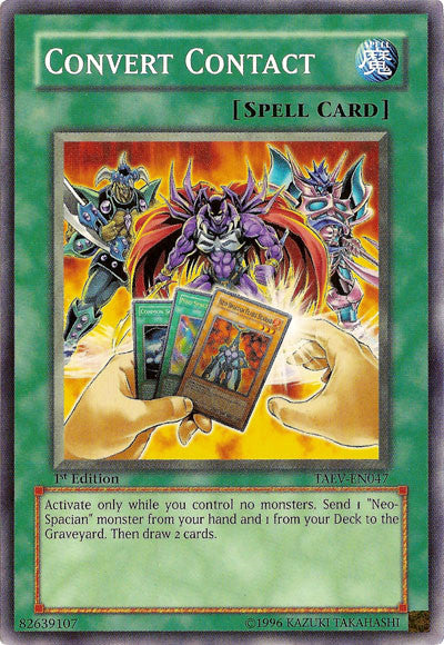 Convert Contact [TAEV-EN047] Common | Jomio and Rueliete's Cards and Comics