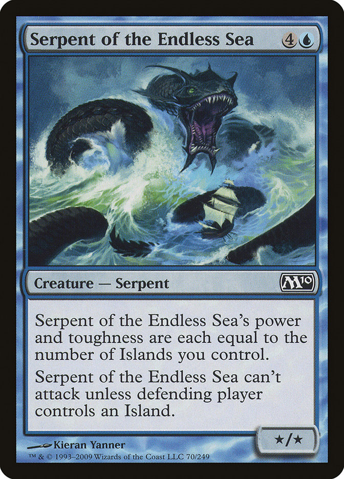 Serpent of the Endless Sea [Magic 2010] | Jomio and Rueliete's Cards and Comics