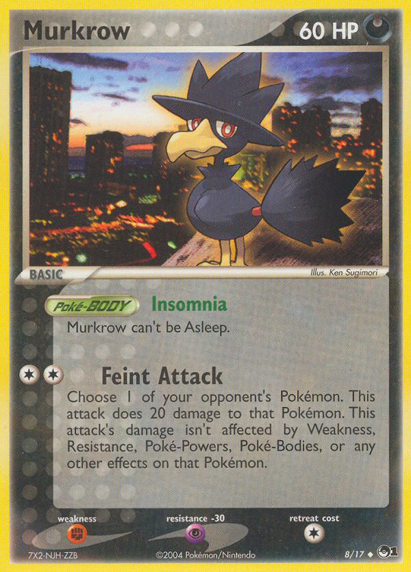 Murkrow (8/17) [POP Series 1] | Jomio and Rueliete's Cards and Comics