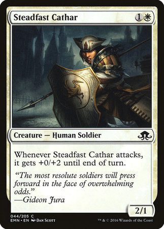 Steadfast Cathar [Eldritch Moon] | Jomio and Rueliete's Cards and Comics