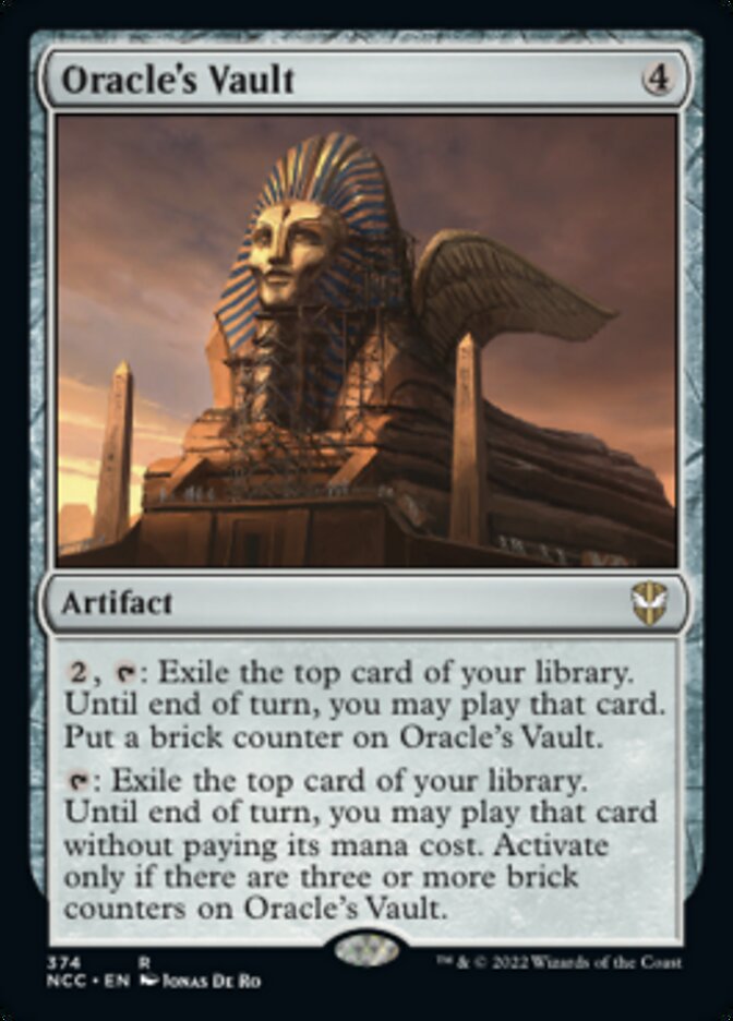 Oracle's Vault [Streets of New Capenna Commander] | Jomio and Rueliete's Cards and Comics