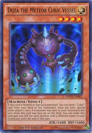 Duza the Meteor Cubic Vessel [MVP1-ENSE1] Ultra Rare | Jomio and Rueliete's Cards and Comics