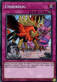 Underdog [BLVO-EN092] Secret Rare | Jomio and Rueliete's Cards and Comics