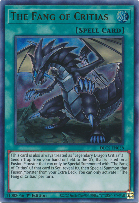 The Fang of Critias [DLCS-EN058] Ultra Rare | Jomio and Rueliete's Cards and Comics
