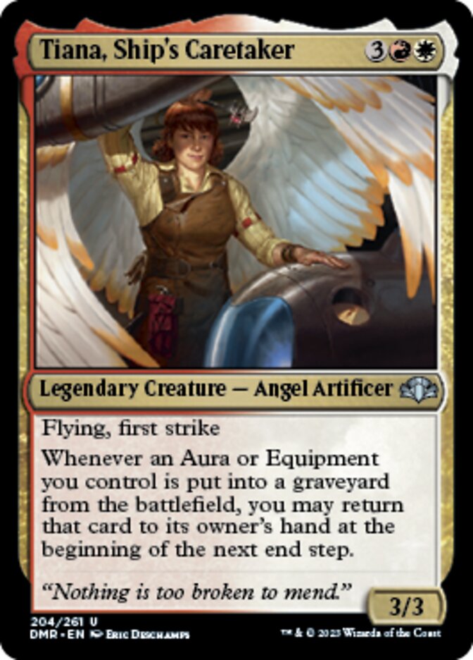 Tiana, Ship's Caretaker [Dominaria Remastered] | Jomio and Rueliete's Cards and Comics