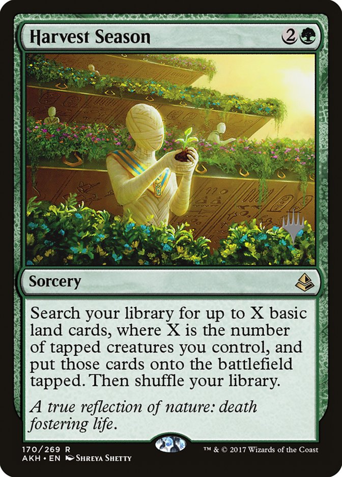 Harvest Season (Promo Pack) [Amonkhet Promos] | Jomio and Rueliete's Cards and Comics