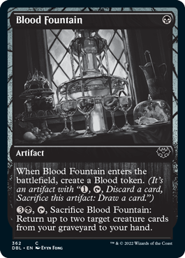 Blood Fountain [Innistrad: Double Feature] | Jomio and Rueliete's Cards and Comics
