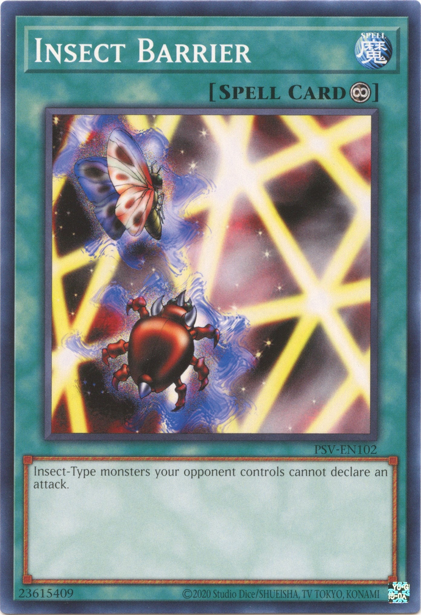 Insect Barrier (25th Anniversary) [PSV-EN102] Common | Jomio and Rueliete's Cards and Comics