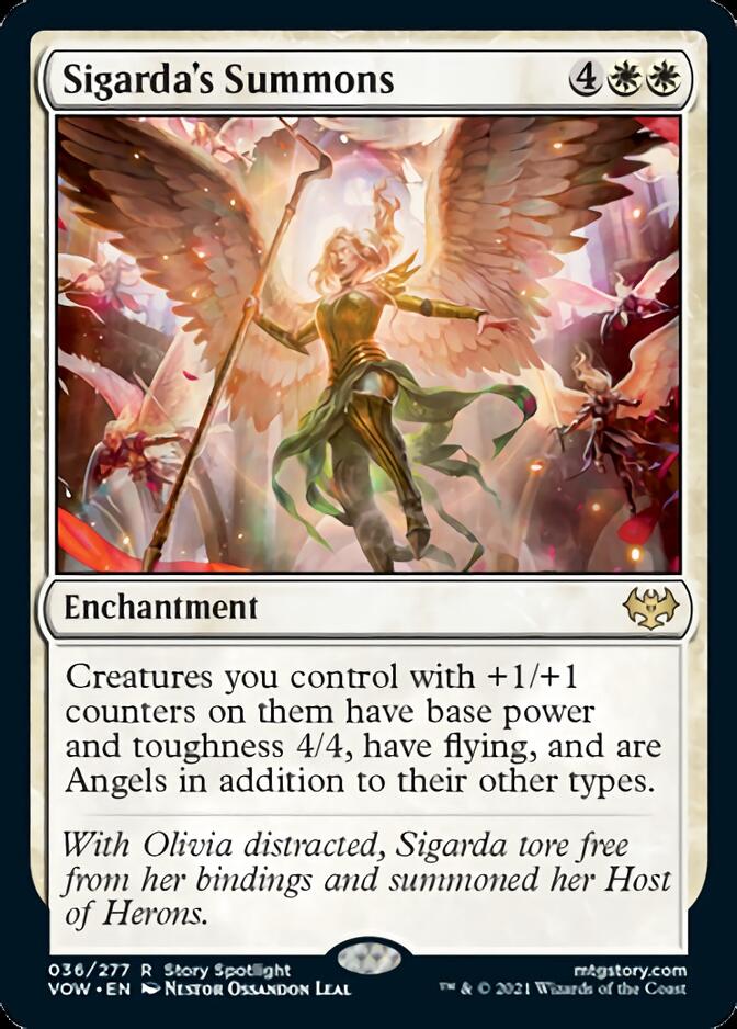 Sigarda's Summons [Innistrad: Crimson Vow] | Jomio and Rueliete's Cards and Comics