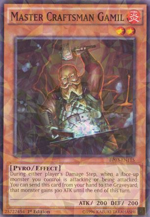 Master Craftsman Gamil (Shatterfoil) [BP03-EN115] Common | Jomio and Rueliete's Cards and Comics