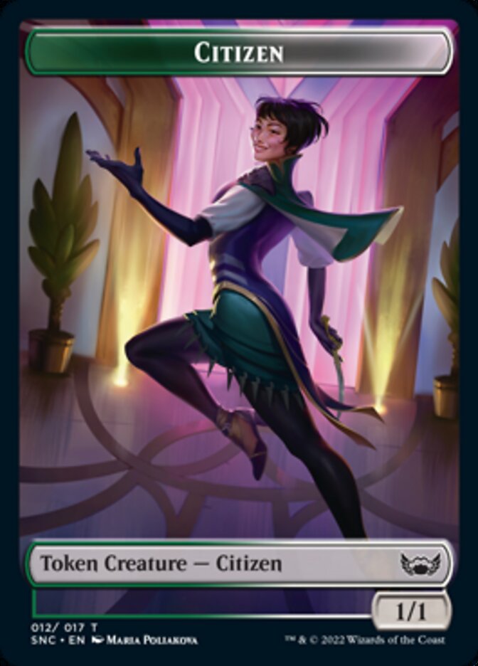 Citizen Token [Streets of New Capenna Tokens] | Jomio and Rueliete's Cards and Comics