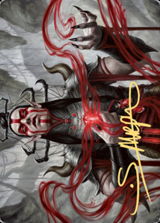 Malakir Blood-Priest Art Card (Gold-Stamped Signature) [Zendikar Rising Art Series] | Jomio and Rueliete's Cards and Comics