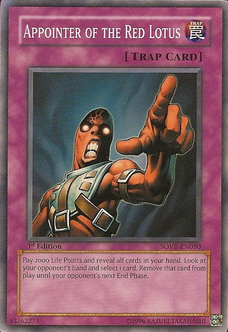 Appointer of the Red Lotus [SOVR-EN080] Common | Jomio and Rueliete's Cards and Comics