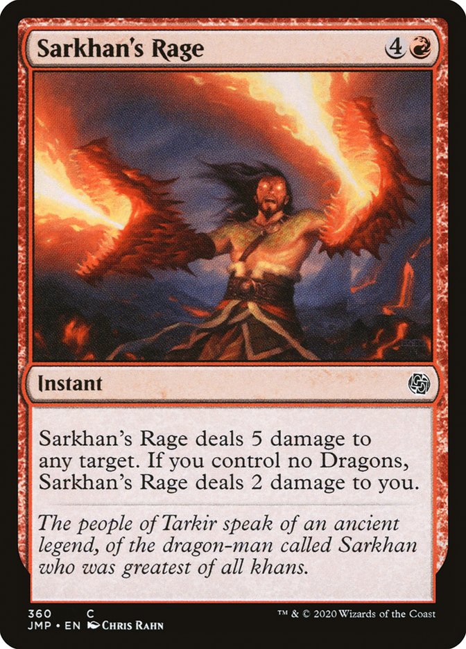 Sarkhan's Rage [Jumpstart] | Jomio and Rueliete's Cards and Comics