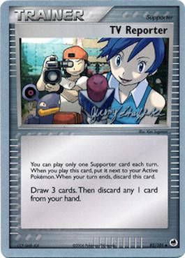 TV Reporter (82/101) (Rambolt - Jeremy Scharff-Kim) [World Championships 2007] | Jomio and Rueliete's Cards and Comics