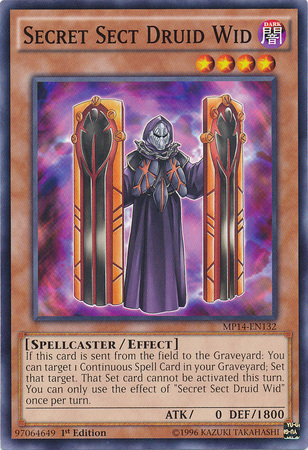 Secret Sect Druid Wid [MP14-EN132] Common | Jomio and Rueliete's Cards and Comics