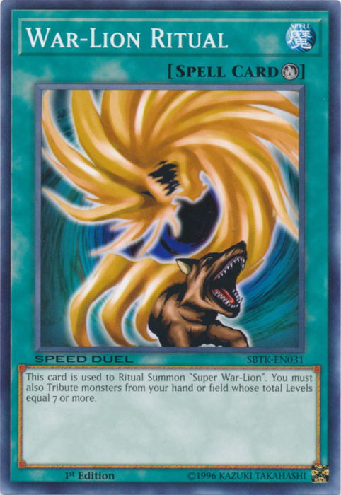 War-Lion Ritual [SBTK-EN031] Common | Jomio and Rueliete's Cards and Comics