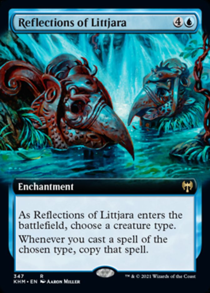 Reflections of Littjara (Extended Art) [Kaldheim] | Jomio and Rueliete's Cards and Comics