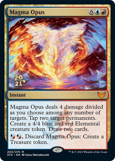 Magma Opus [Strixhaven: School of Mages Prerelease Promos] | Jomio and Rueliete's Cards and Comics
