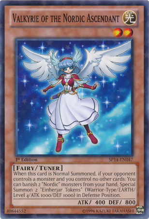 Valkyrie of the Nordic Ascendant [SP14-EN047] Starfoil Rare | Jomio and Rueliete's Cards and Comics