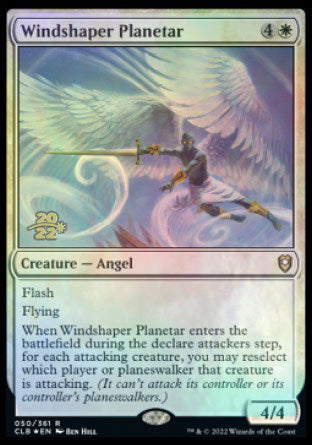 Windshaper Planetar [Commander Legends: Battle for Baldur's Gate Prerelease Promos] | Jomio and Rueliete's Cards and Comics