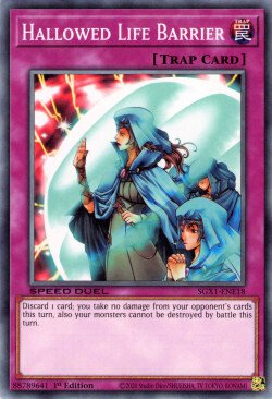 Hallowed Life Barrier [SGX1-ENE18] Common | Jomio and Rueliete's Cards and Comics