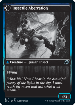Delver of Secrets // Insectile Aberration [Innistrad: Double Feature] | Jomio and Rueliete's Cards and Comics