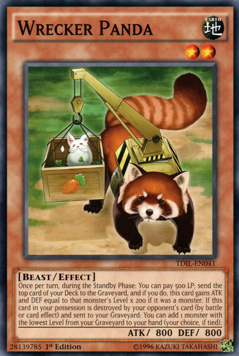 Wrecker Panda [TDIL-EN041] Common | Jomio and Rueliete's Cards and Comics